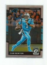 Cam Newton (Carolina) 2017 Panini Donruss Optic Silver Prizm Parallel Card #100 - £7.70 GBP