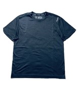 REEBOK Mens Size M Gray Polyester Jersey Short-Sleeve Sport Tee Shirt  - £11.28 GBP