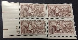 Lincoln-Douglas Debates Set of Four Unused US Postage Stamps - $1.99