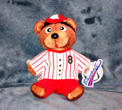 1999 OFFICIAL NABISCO TEDDY GRAHAMS 6&quot; BASEBALL BEANYBAG COLLECTIBLE PLU... - $190.69 MXN
