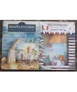 2 Bernadette Watts books Rumpelstiltskin The Brothers Grimm &amp; The Christ... - £3.99 GBP