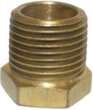 Big A Service Line 3-21064 Inverted Male Tube Connector 3/8&quot; x 1/4&quot; - £9.52 GBP