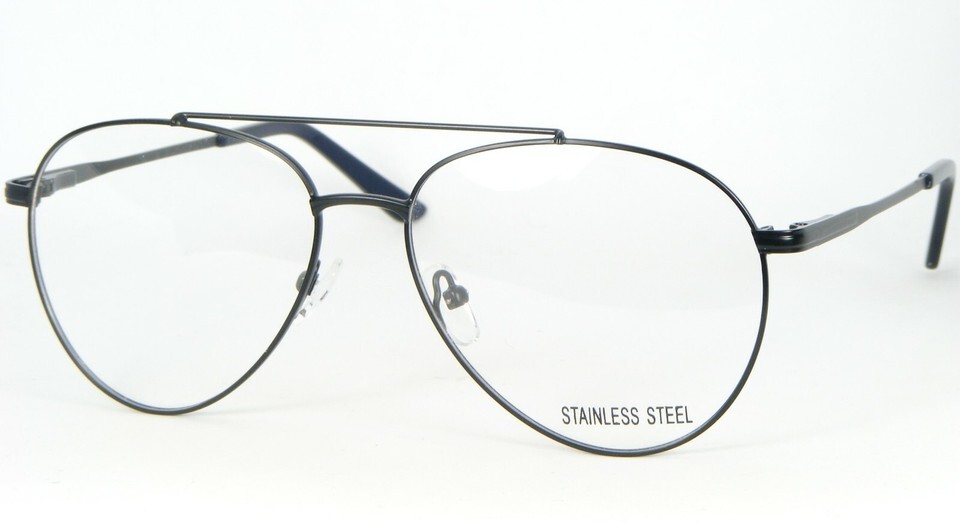 OU 95.523.03 0219 BLACK EYEGLASSES GLASSES METAL FRAME 55-15-140mm - $50.97