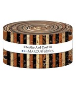 Jelly Roll - Cheddar And Coal III Marcus Fabric Quilter&#39;s Cotton Precuts... - $1,036.07 MXN
