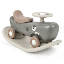 Convertible Rocking Horse and Sliding Car with Detachable Balance Board-... - $76.88