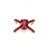 Natural Pink Tourmaline Ruby Ring 6 14k Y Gold 3.33 TCW Certified $5,950 216193 - £1,952.84 GBP