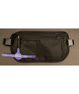 Shacke Travel Money Belt Pouch w/ Dual Clip, easy access to passport & documents