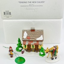 Dept. 56 &quot;Tending The New Calves&quot; Set of 3 #58395 Vintage NIB Christmas ... - £19.02 GBP