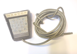 VINTAGE WEBCOR HAND HELD MICROPHONE - $26.67