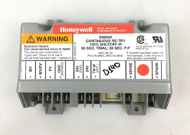 Honeywell S8660K1006 Furnace Continuous RE-TRY Control 80N9201 38707B001... - $609.98 MXN