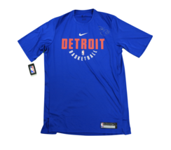 New Nike NBA Authentics Detroit Pistons Henry Ellenson Autographed T-Shi... - $29.65