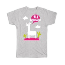 I Am A Llamacorn Unicorn Cactus Llama : Gift T-Shirt Funny Humor Art Print Magic - £19.97 GBP
