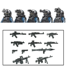 Military Figures Riot Police Soldier Building Blocks Toys Gift #STS-AK1-... - £19.88 GBP