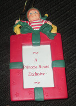 Princess House X-mas Ornament Elf Picture Frame Christmas Ornament NIB - $12.65