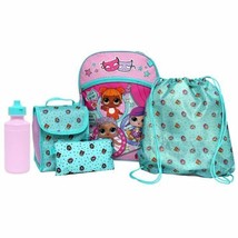 L.O.L. Surprise! Backpack Kids Lunch Tote, Cinch Bag, Gadget Case Water Bottle - £18.91 GBP