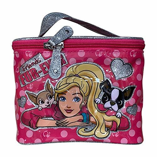 Barbie Glossy Cosmetic or Toiletry Case For Girls 6 x 5 x 5 in. - $3.99