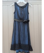 Moulinette Soeurs Anthropologie Silk Trim Mesh Crochet Dress XS Whimsigoth - $74.25