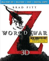 World War Z (Blu-ray 3D, DVD, 2013) Brad Pitt - $9.79