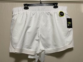 NWT Athletic Works White Running Shorts 5&quot; Inseam w/ Liner Size XXX-Larg... - £4.63 GBP