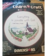 Learn-A-Craft Everything Is Possible Counted Cross Stitch Kit 72472 - £5.95 GBP