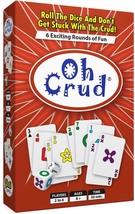 Oh Crud Card and Dice Game Family Game for 2 6 Players Adults Teens Kids Easy to - $39.61