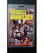 AUGUST BURNS RED - ORIGINAL 2014 EUROPEAN TOUR LAMINATE BACKSTAGE PASS - $100.00