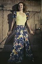 Ann Sheridan Stunning Dress Colorful Vintage Pic 24x18 Poster - £19.78 GBP
