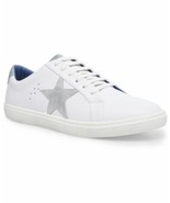 Steve Madden Men&#39;s Dixxin Sneaker, White Synthetic Leather-Size 7M - $21.88