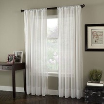 CHF Window Panel Soho Voile Curtain Size 59 X 95 Inch Color Silver - £23.97 GBP