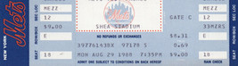 David Cone One Hitter 1988 Vs. Padres Full Ticket - £14.24 GBP