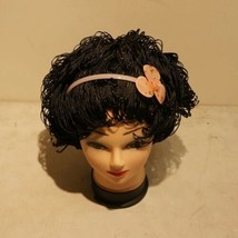 Trendy Light Pink Acrylic Alice Hairband With Flower Hair Accessory - £2.20 GBP