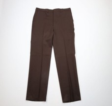 Deadstock Vintage 70s Streetwear Mens 36x32 Knit Wide Leg Bell Bottoms Pants USA - £76.20 GBP