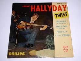 Johnny Hallyday Twist EP Picture Cover Vintage Philips Label France Import - £27.97 GBP
