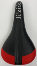 Fi’zi:k Pave Road Bike Saddle Black &amp; RED Titanium Made In Italy 11&quot; x 6&quot; LOOK - £46.54 GBP