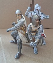 Schleich Knights Figure Lot (3) Crusaders Griffin Knight White + Red Soldier - £9.37 GBP