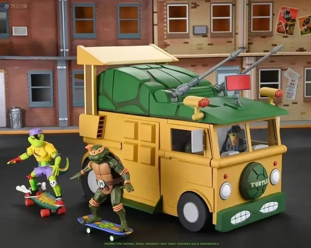The Genuine Neca Ninja Turtle Tank Collection Model Can Accommodate 4 Turtle - $1,027.46