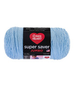 Red Heart Super Saver Jumbo Yarn, 14 Oz., Light Blue - $13.79