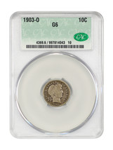 1903-O 10C CACG G06 - £40.24 GBP
