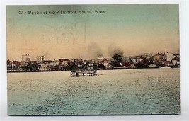 Portion of the Waterfront Seattle Washington Postcard 1900&#39;s - $11.88