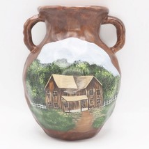Handpainted Country Scene on Jug Wall Hanging Home Decor - £76.63 GBP