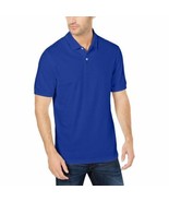 MSRP $40 Club Room Men&#39;s Classic Fit Performance Stretch Polo Blue Size ... - £7.63 GBP