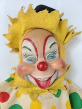 Creepy Crazy Insane Lunatic Evil Maniac Circus Clown Plastic Face Cloth Body - £100.08 GBP