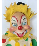 Creepy Crazy Insane Lunatic Evil Maniac Circus Clown Plastic Face Cloth ... - £99.57 GBP