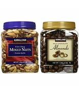 Kirkland Signature Mixed Nuts and Milk Chocolate Roasted Almonds Bundle - - $59.99