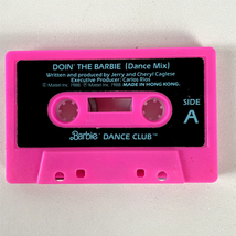 Barbie Dance Club Doin' the Barbie (Dance Mix) Music Cassette Tape 1988 - $11.39