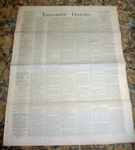 Lancaster, New Hampshire Gazette Newspaper - January 19, 1886 - £15.47 GBP