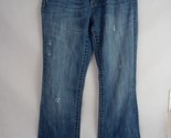 BKE Kate Stretch Womens Distressed Whiskered Ripped Bootcut Jeans Size 2... - $14.54