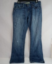 BKE Kate Stretch Womens Distressed Whiskered Ripped Bootcut Jeans Size 29&quot;x31.5&quot; - £11.80 GBP