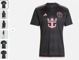 Adidas Inter Miami CF 2022/23 Black &amp; Pink Away Stadium Jersey Men&#39;s XL NWT - $1,288.47 MXN