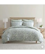 Haven Lane Comforter Set Green 5-Piece Sanya Pillow Shams Paisley Floral... - €103,09 EUR+